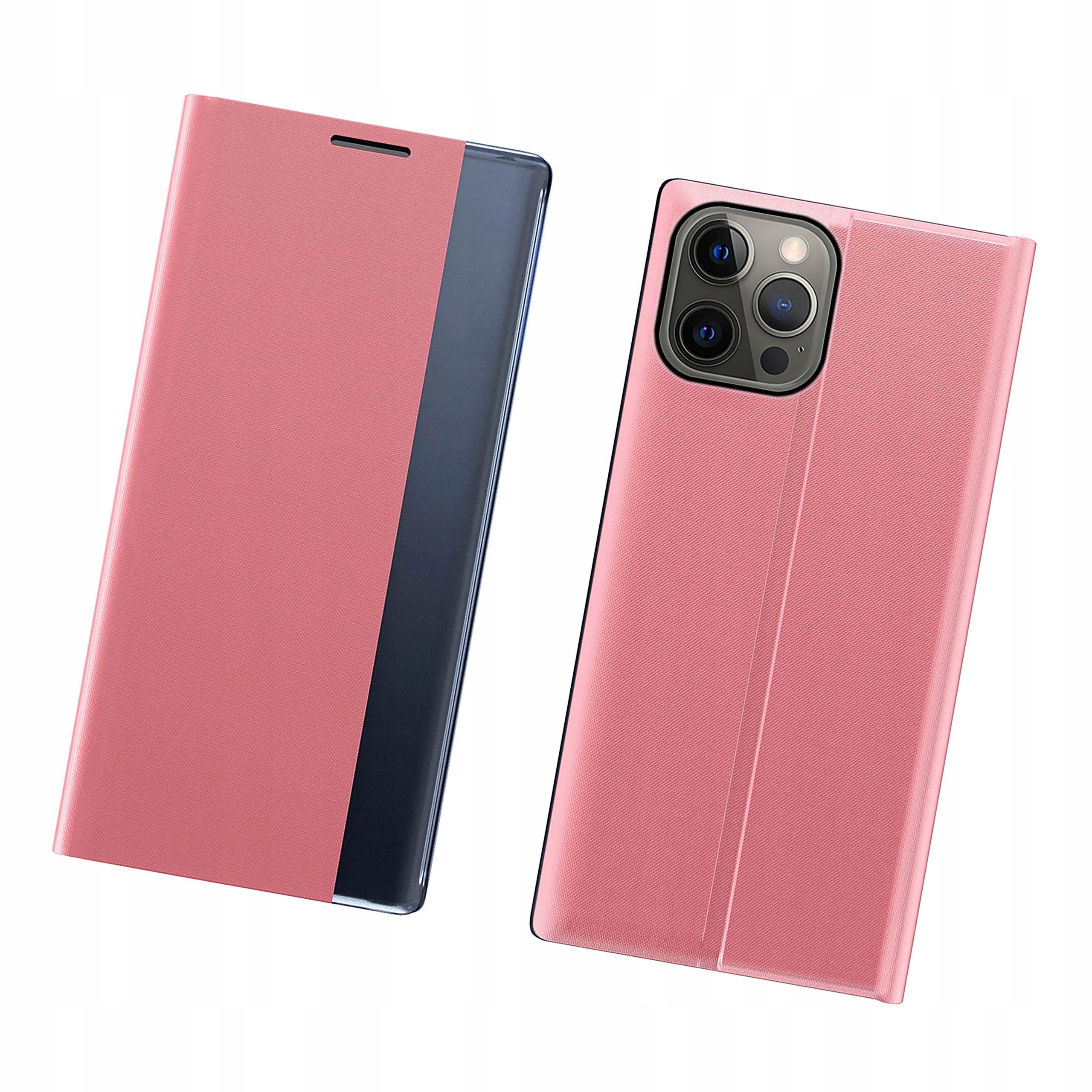 Sleep Case pokrowiec etui z klapką typu Smart Cover iPhone 13 Pro różowy