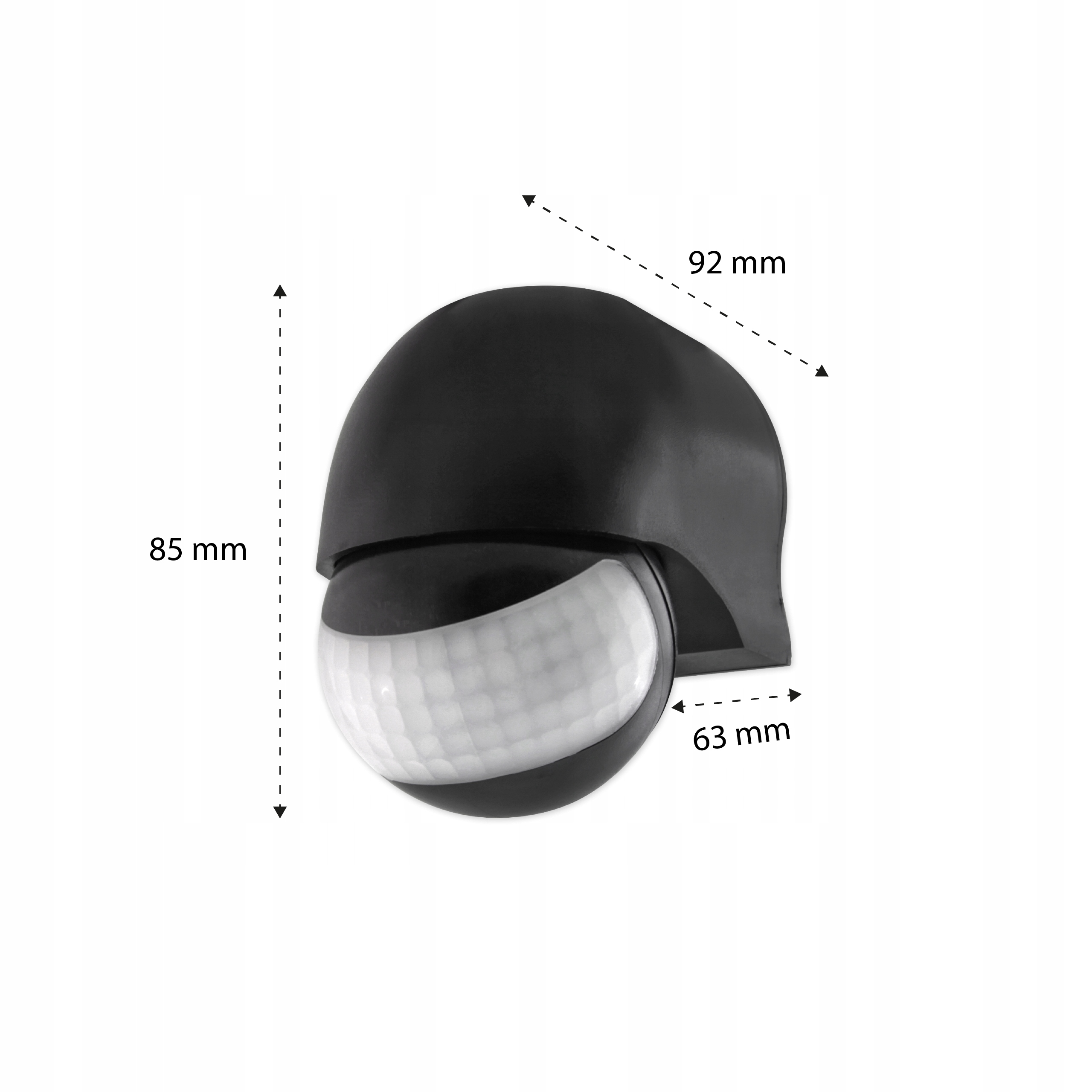 CZUJNIK RUCHU ZMIERZCHU montażowy LED IP44 PIR Marka Masterled