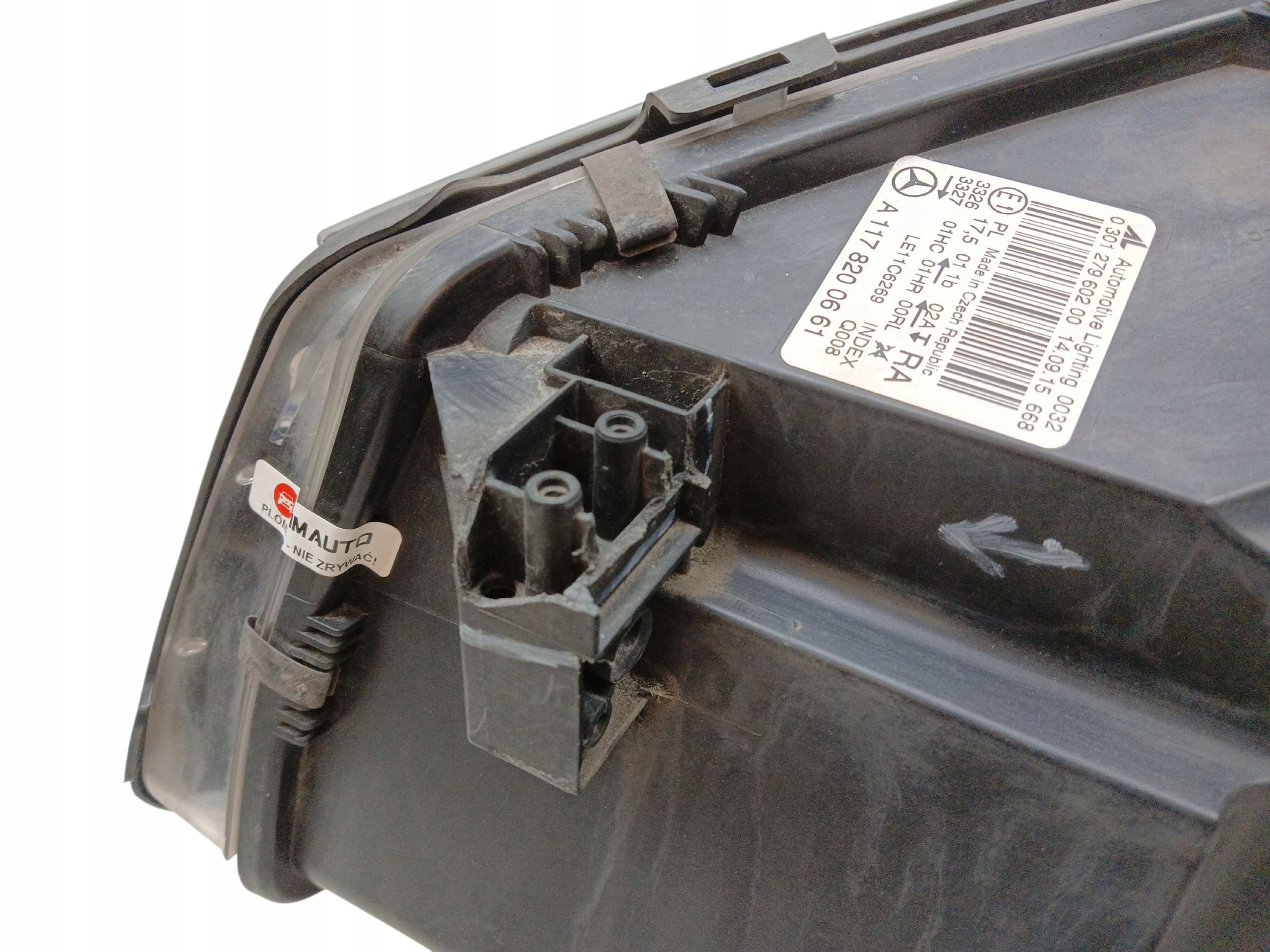 light REFLEKTOR right front MERCEDES CLA W117 (15-17) A1178200661 UK