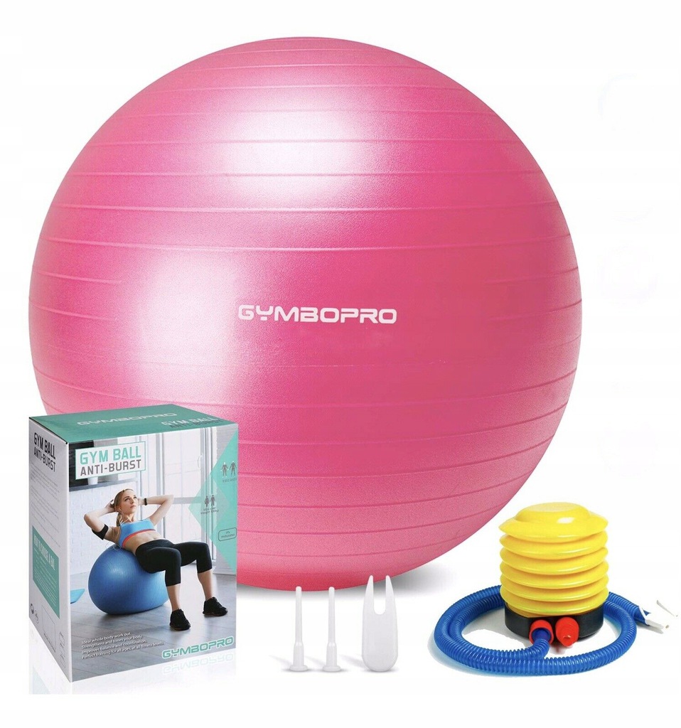 Piłka do ćwiczeń Gymbopro 65 cm pompka