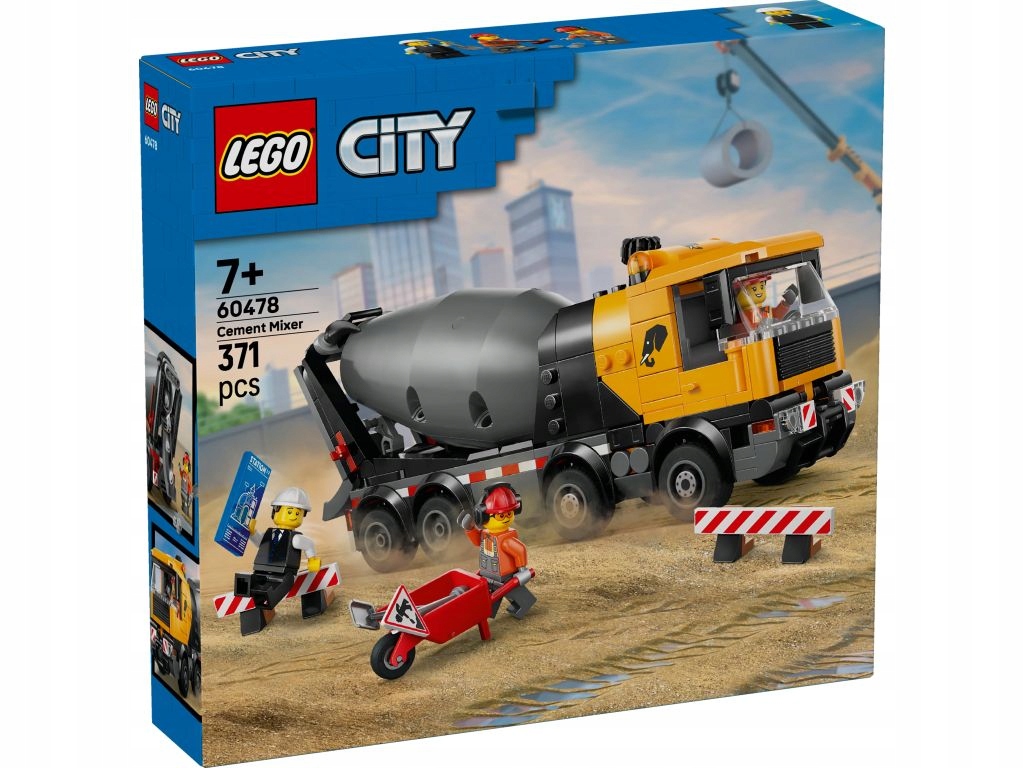 Lego 60478 City Domíchávač Betonu