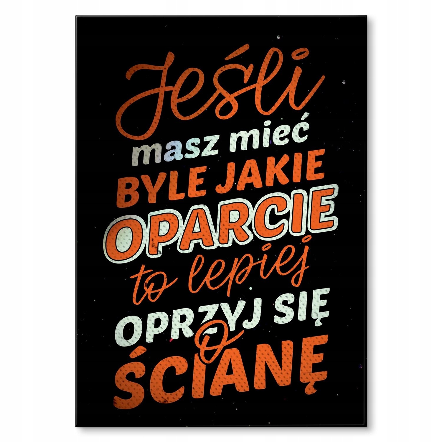 Kovový plakát Opěradlo Dárek 22 x 31 cm