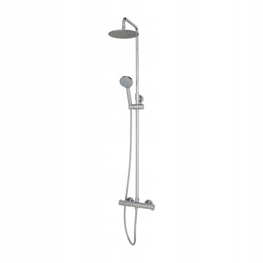 Termostatická Sprchová Stĺpka Na Stenu, Chróm