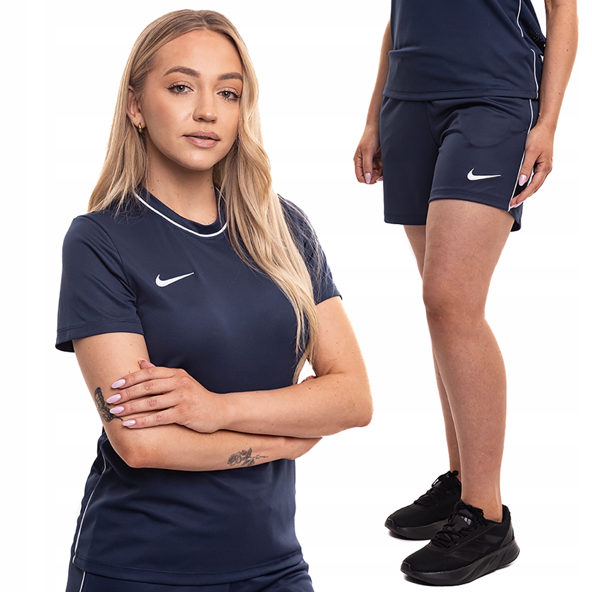 Sportovní oblečení Nike Dámský komplet Tričko Kraťasy Dri-Fit Park 26 vel. Xs