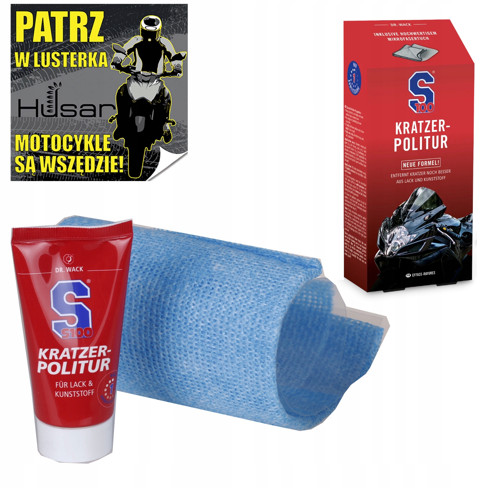 S100 Preparat Usuwający Rysy z plastików