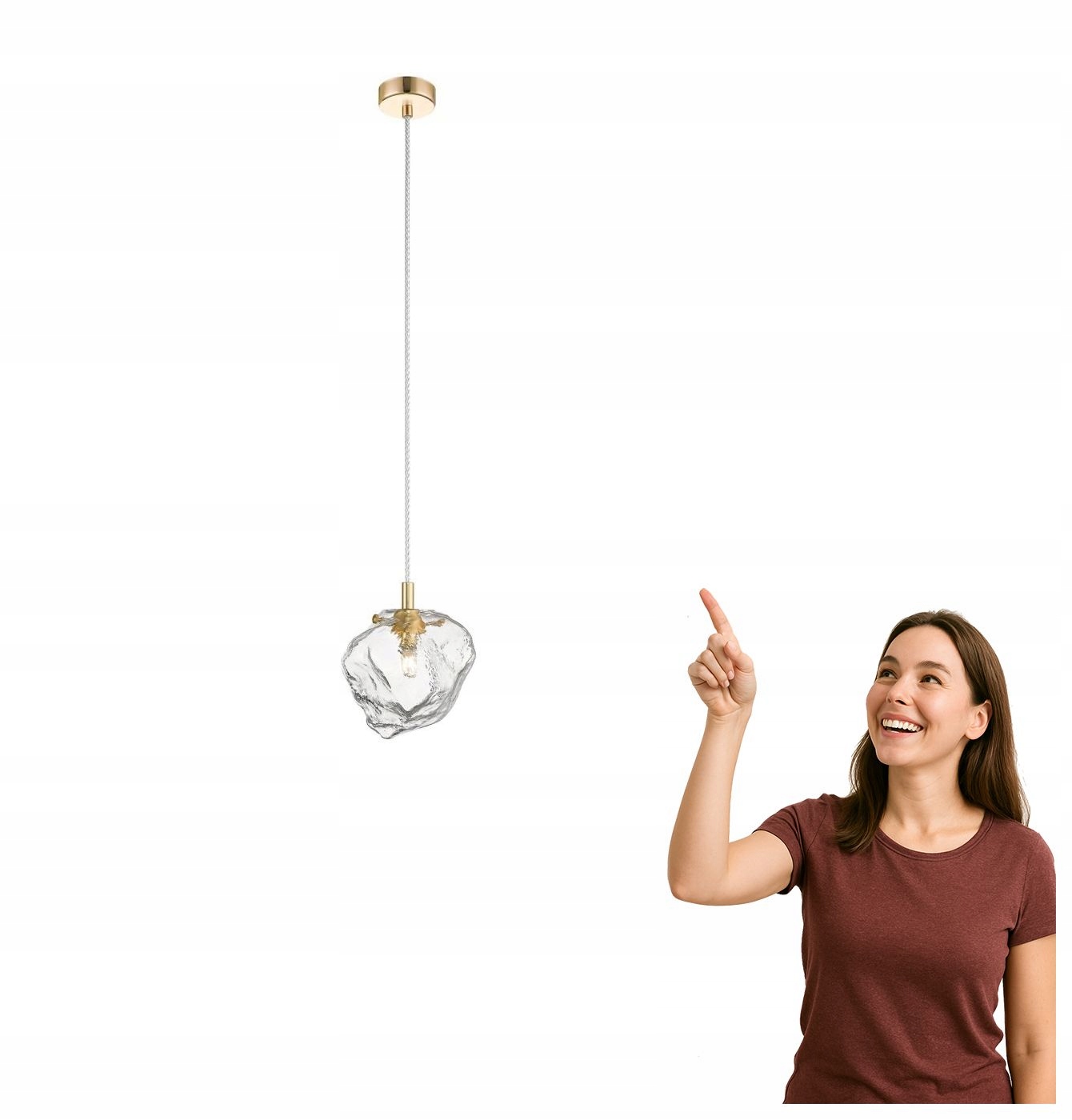 Závesná lampa Rock P0488-01F-U8AC Zuma Line