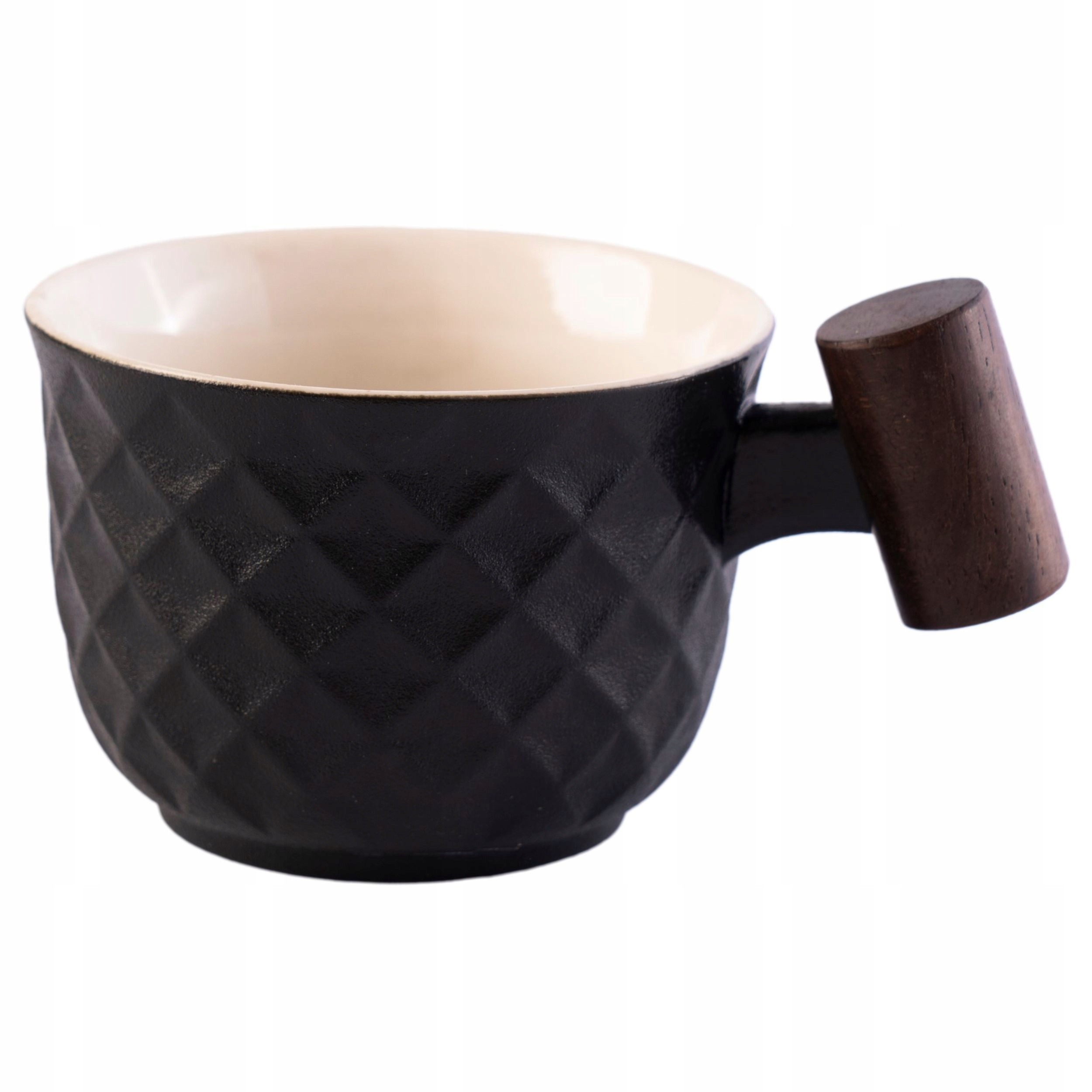 Levně Šálek 180 ml na čaj a kávu, moderní černá