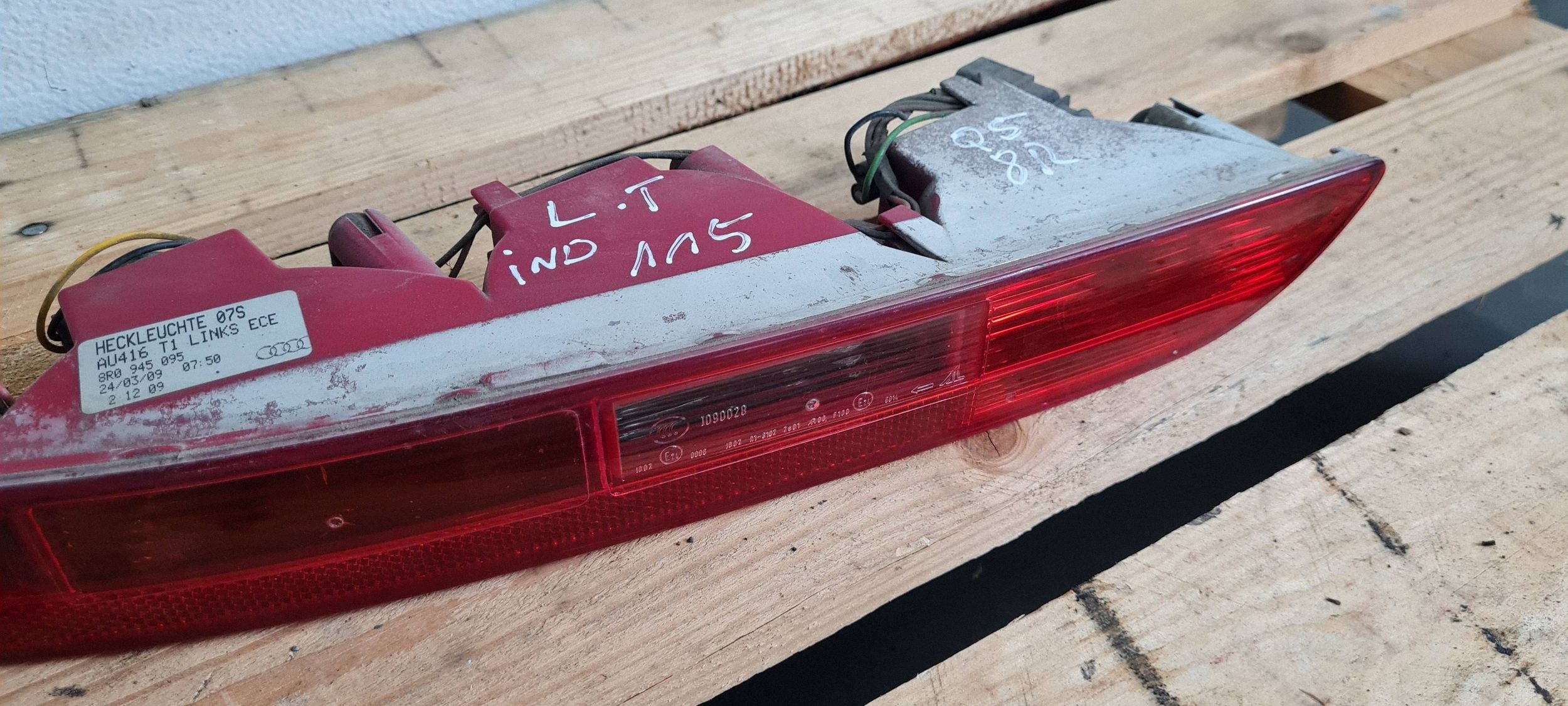 Q5 8R SQ5 light left left rear part rear W bumper 8R0945095