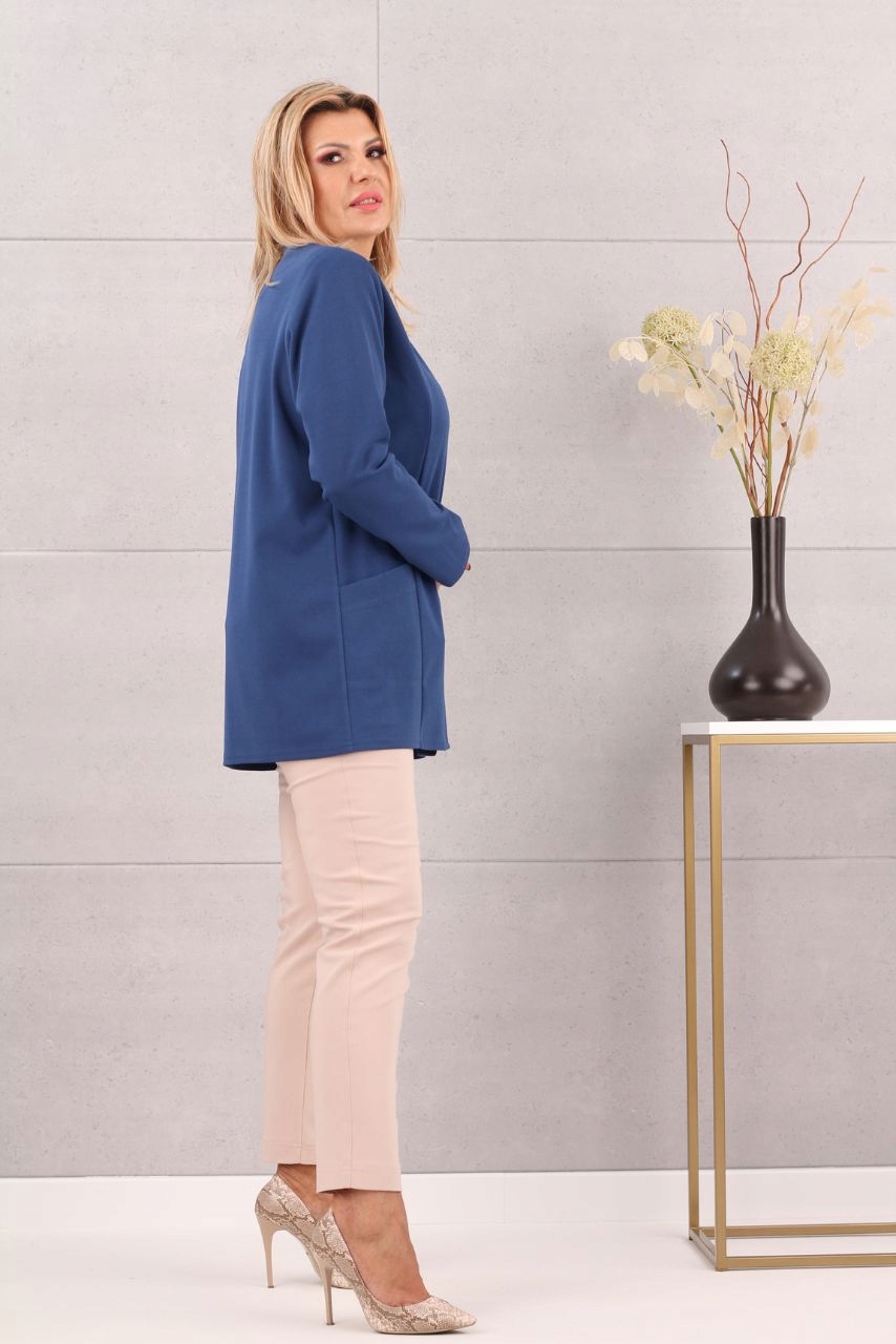 GŁADKA NARZUTKA ELEGANCKA LUŹNA POLSKI PRODUCENT DUŻE ROZMIARY Marka FEMIMODA