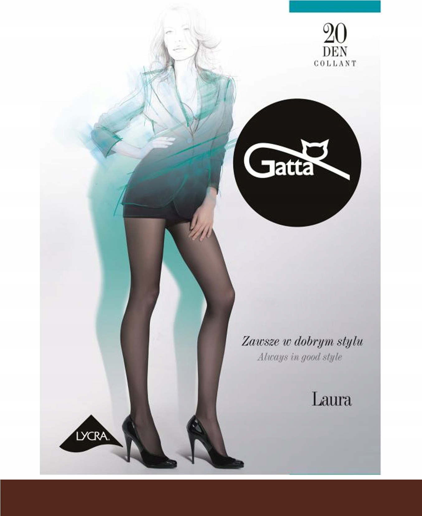 

Gatta Laura 20 Rajstopy damskie wz.00/3-M/Moka
