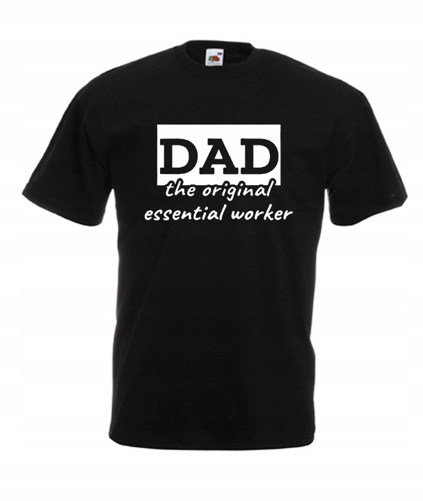 

XXXL Koszulka Męska Dzień Ojca Tata Best Dad Wzór