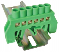 

Szyna Izolowana Listwa Mostek Zielona 100A Npe 6