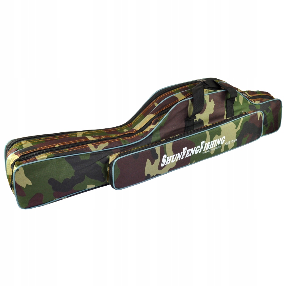 POKROWIEC WĘDKARSKI TORBA NA WĘDKI 2 komory 100 cm