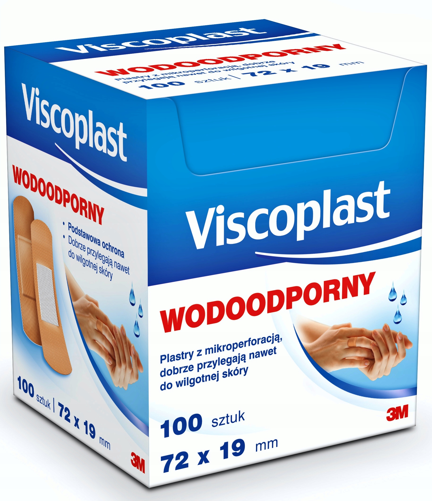 

Viscoplast Plastry Zestaw 100SZT Wodoodporny 72*19