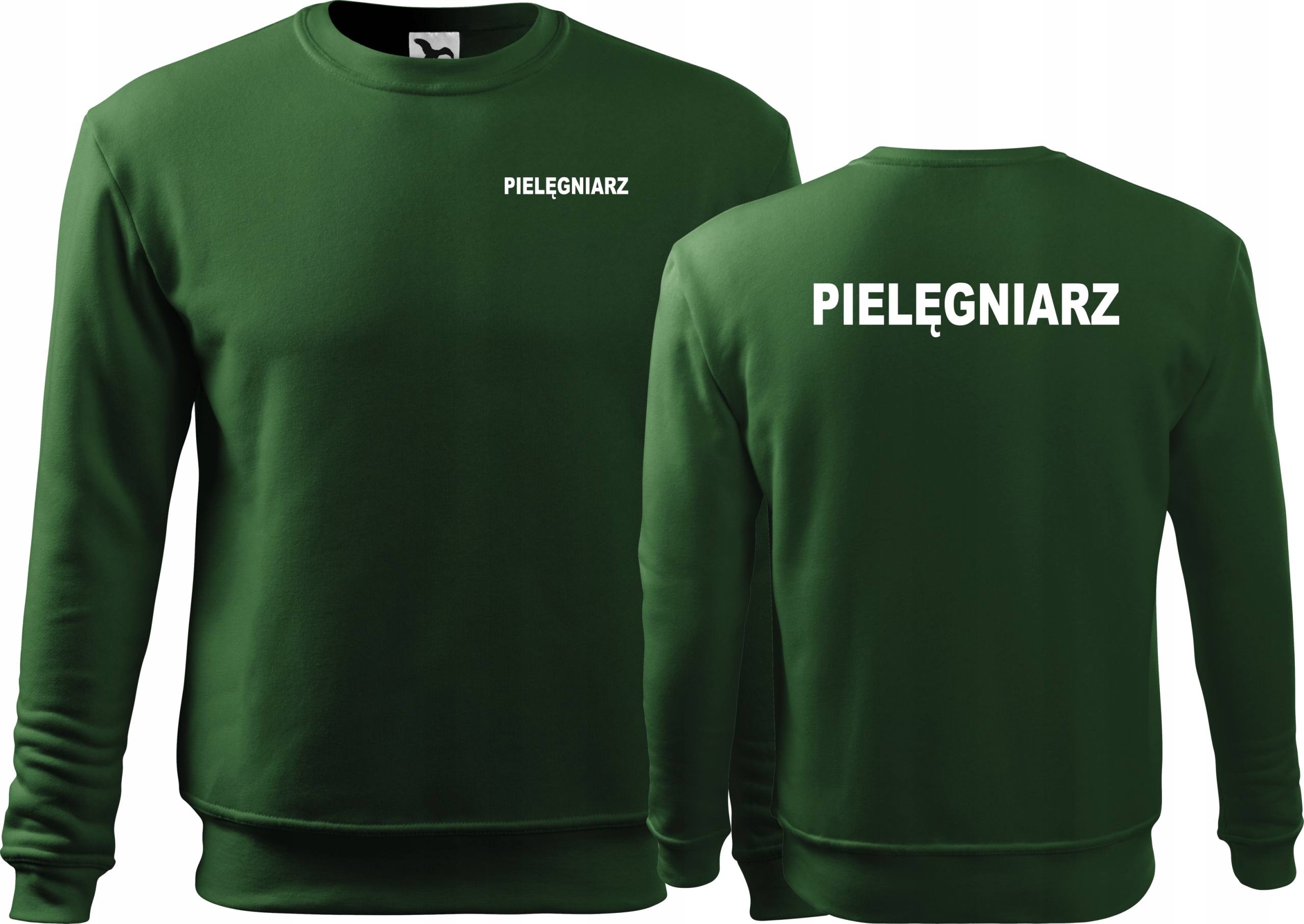 

Bluza medyczna męska z nadrukiem Pielęgniarz L