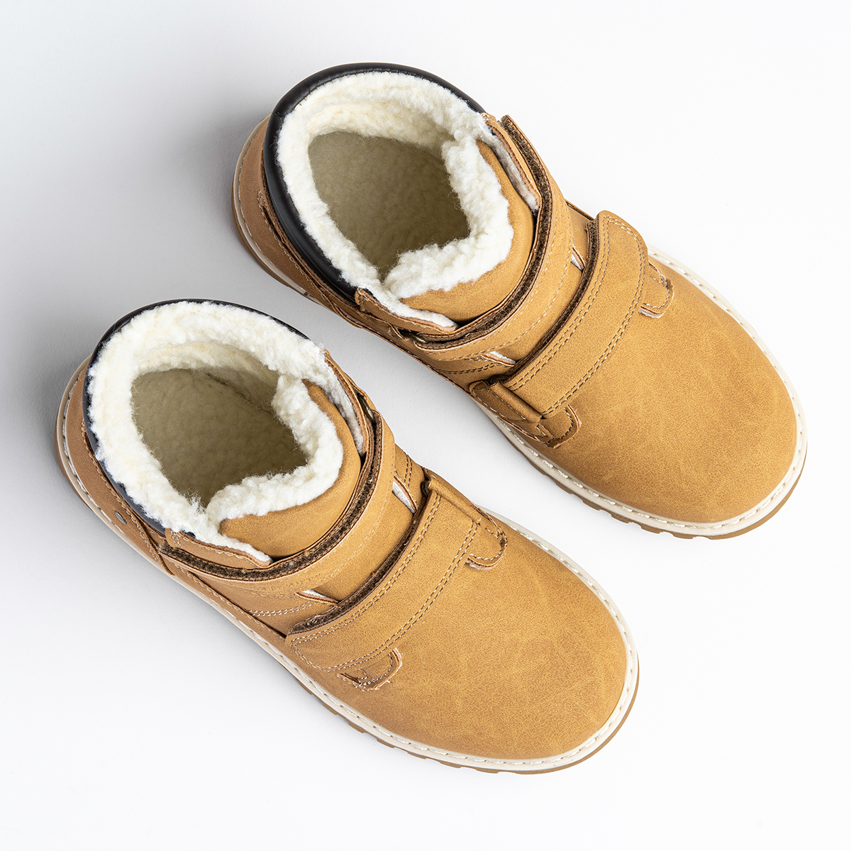 Trzewiki trapery ocieplane BIEŻNIK rzepy Wojtyłko Długość wkładki wew. 19.3 cm