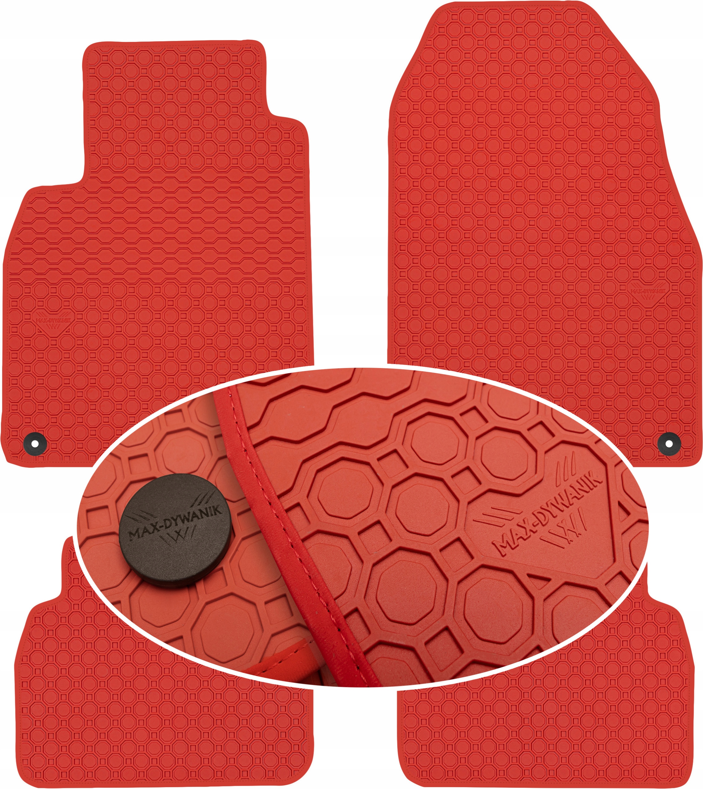 Saab 9-3 II 2007-2015 Koberce Červené