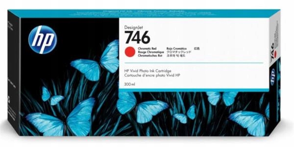 Atramentová náplň Hp 746 chromatická červená P2V81A