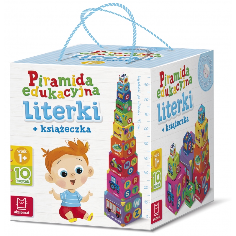 

Piramida edukacyjna malucha Literki książeczka