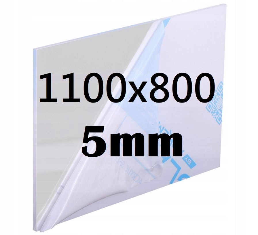 Plexi Plexi Plexi Plexa na míru 110 cm x 80 cm 5 mm Bezbarvá Deska