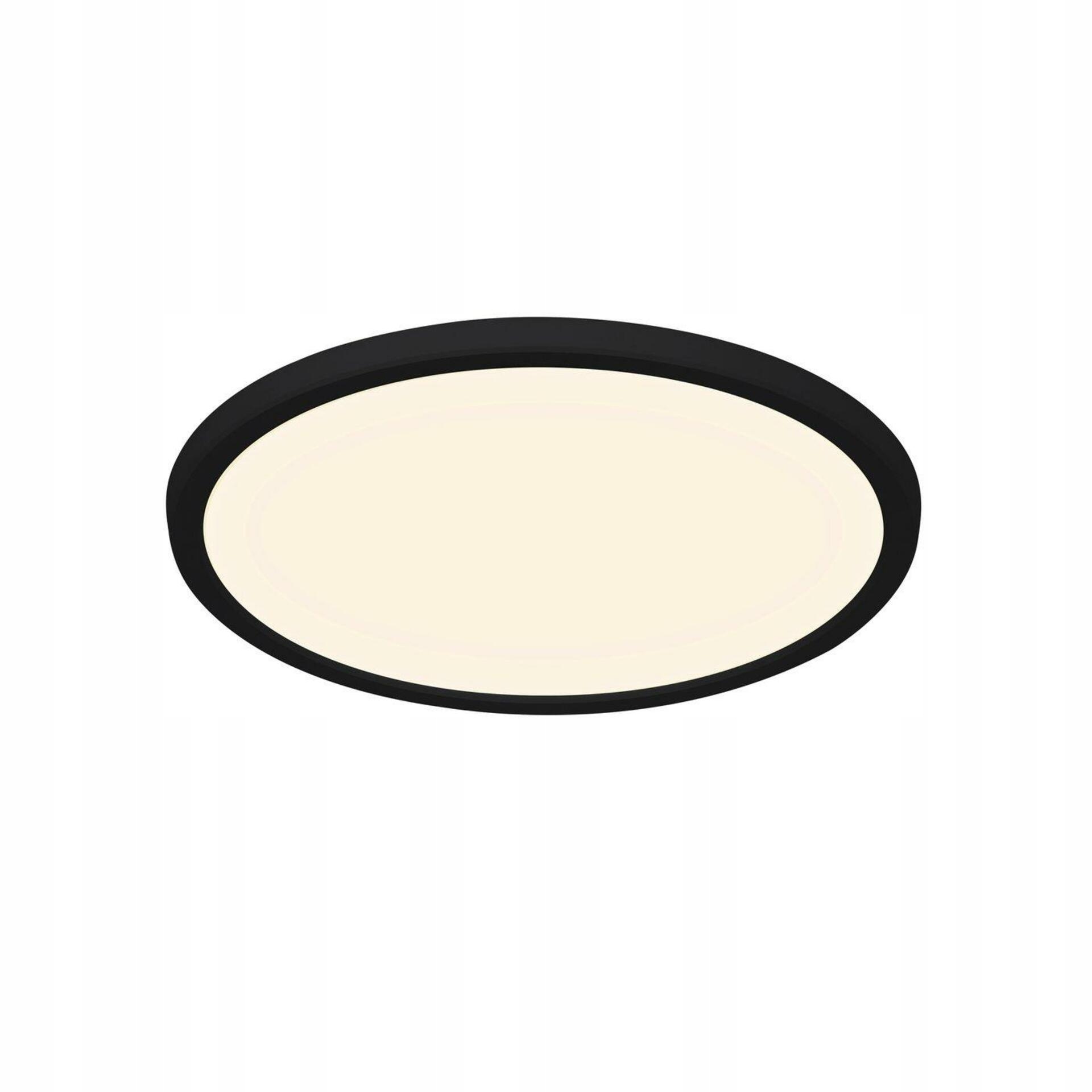Stropné Led svietidlo Nordlux Oja 29 IP54, stmievateľné, čierne, 3000/4000K