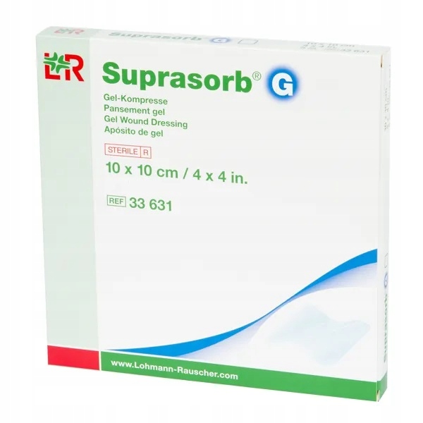 

Suprasorb G, 10 cm x 10 cm, opatrunek żelowy