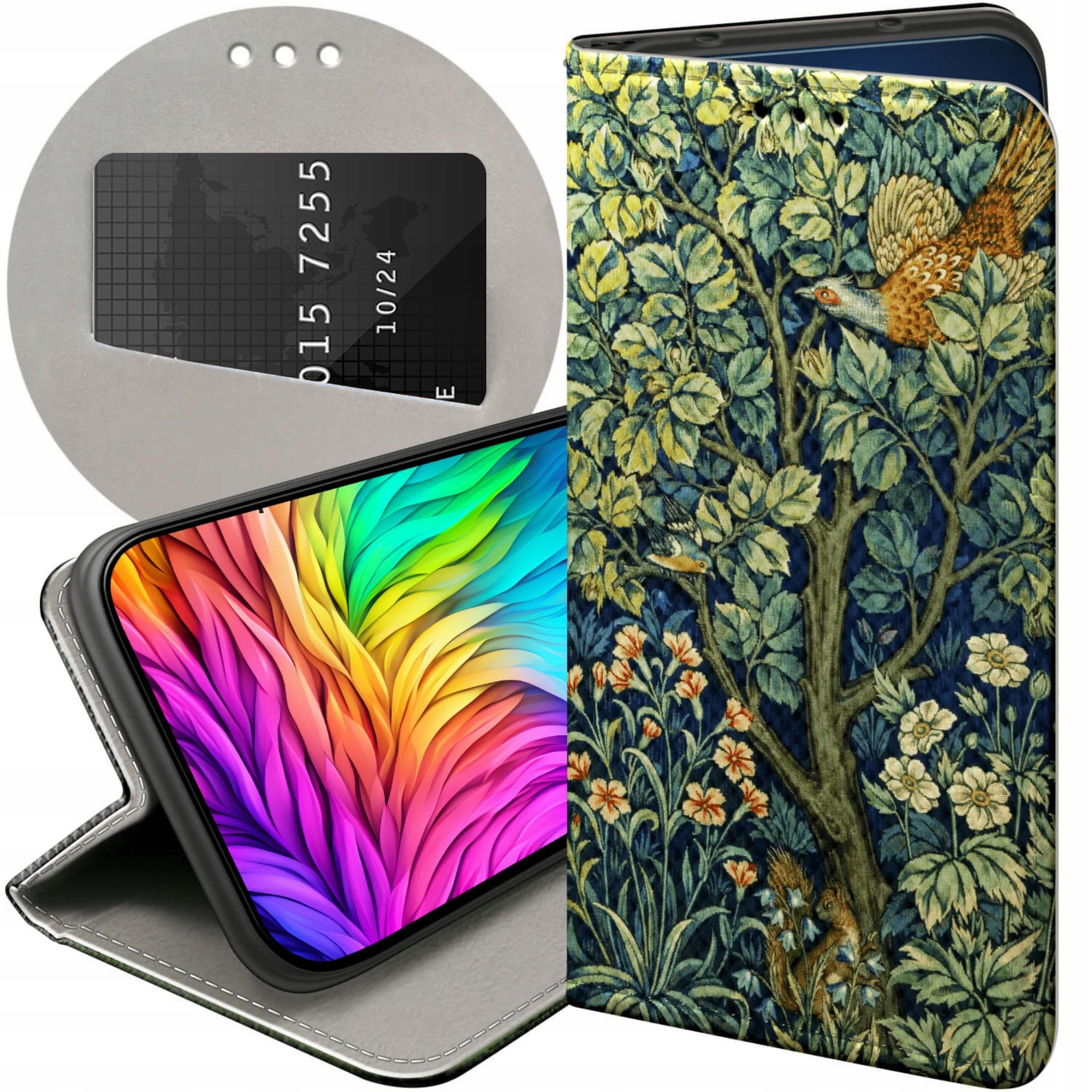 Etui Z Klapką Do Xiaomi Redmi 9 William Morris Arts And Crafts Tapety