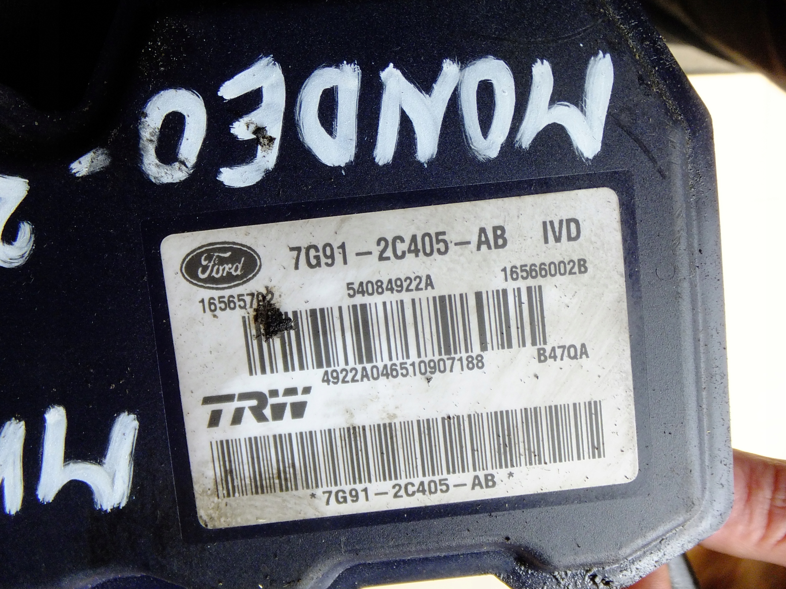 Pompa abs ford mondeo mk4 2007r 7G91-2C405-AB