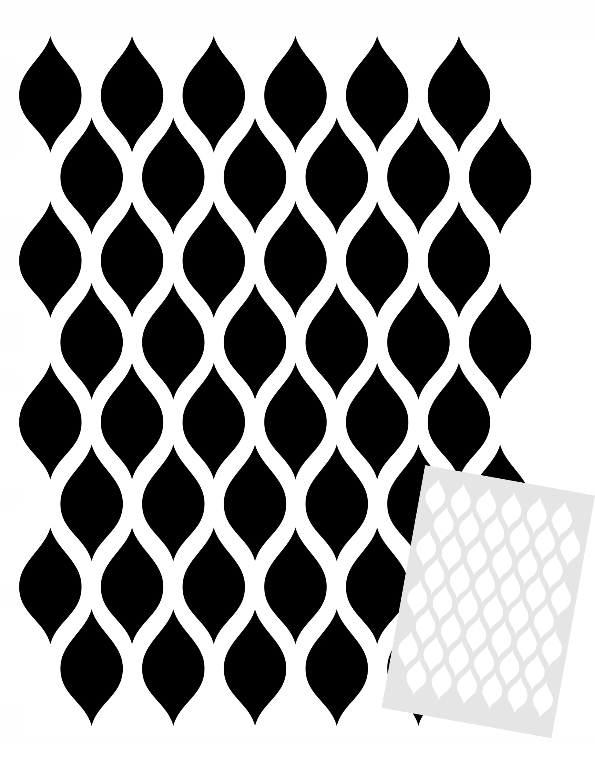 Omítací malířská šablona na omítky 100 cm Architektonický beton Omítka