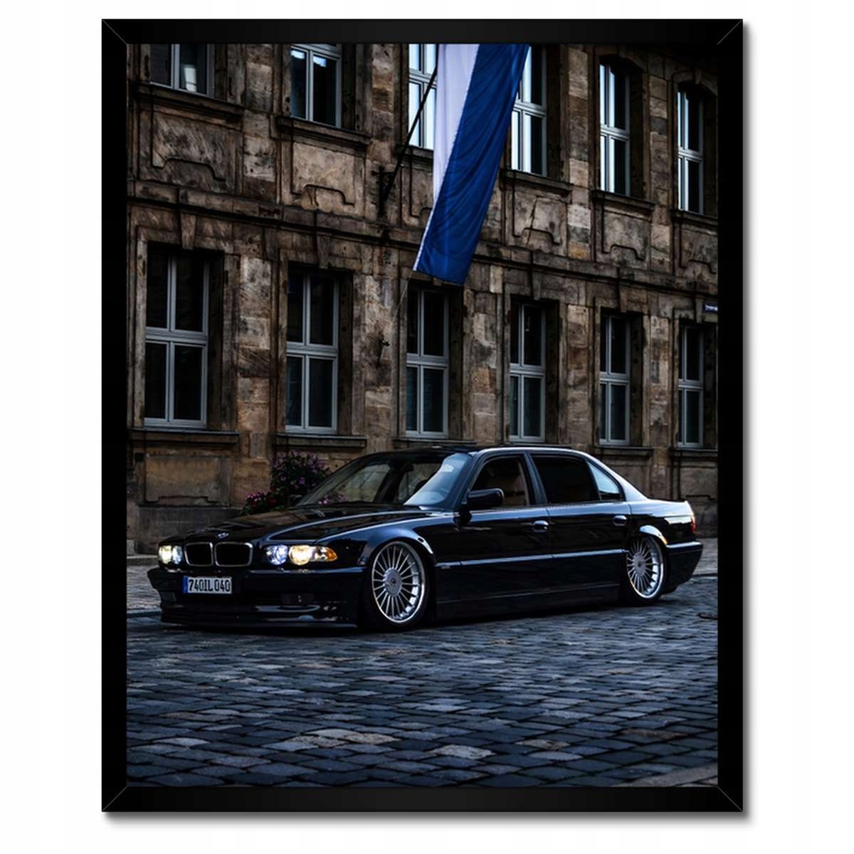 Plakáty v rámu 40x50 Bmw 740IL Auto Buma