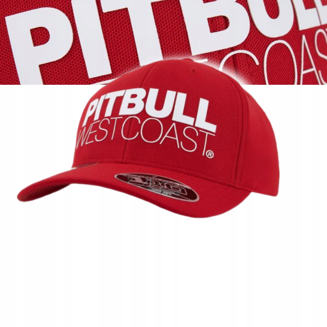Pitbull West Coast Čepice Snapback Classic Seascape Červená Univerzální