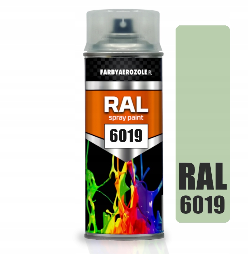 Lakier Spray Akrylowy Ral 6019 Zielony Pastelowy