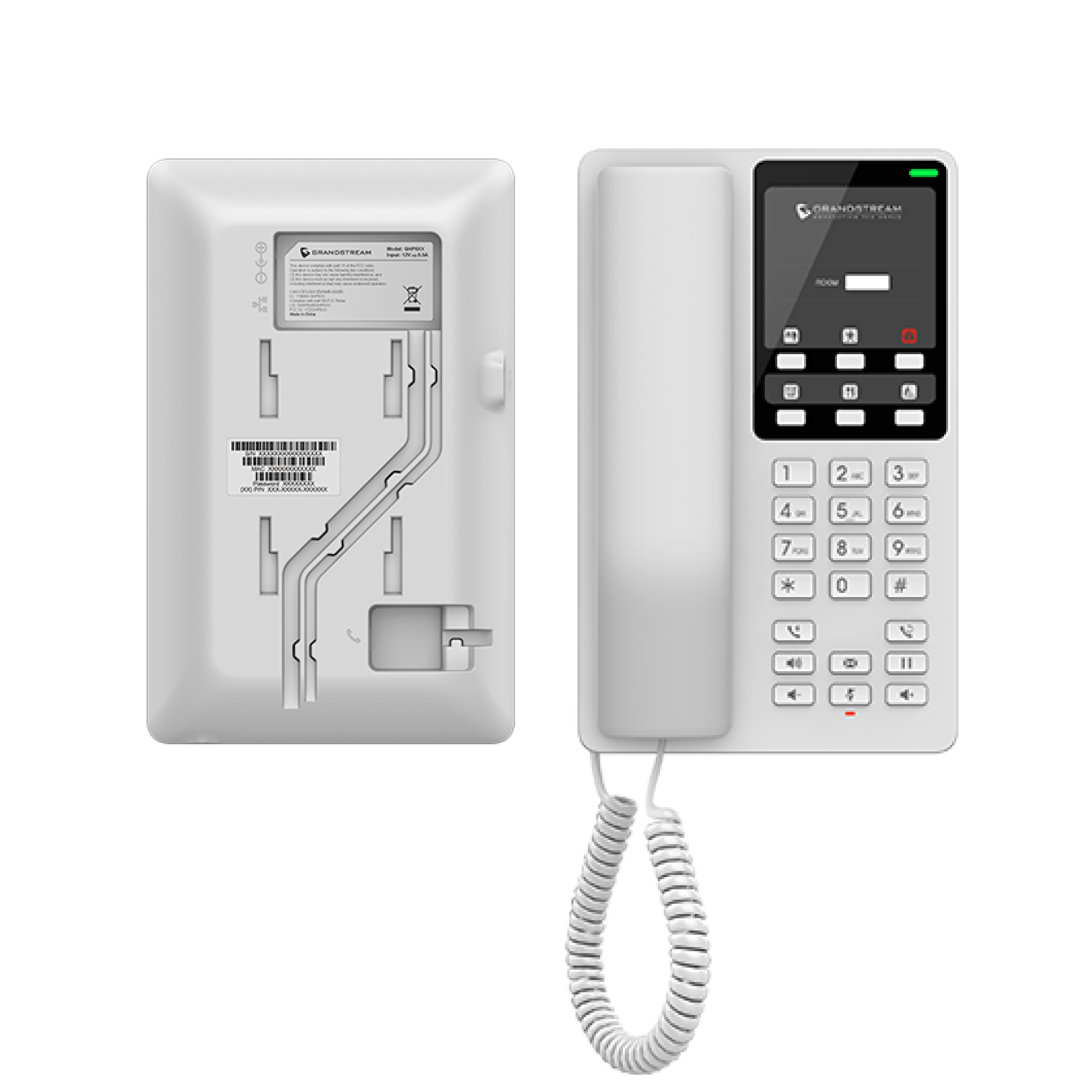 GHP620 - Grandstream Networks Telefon VoIP Biały 2 konta SIP LCD Wi-Fi