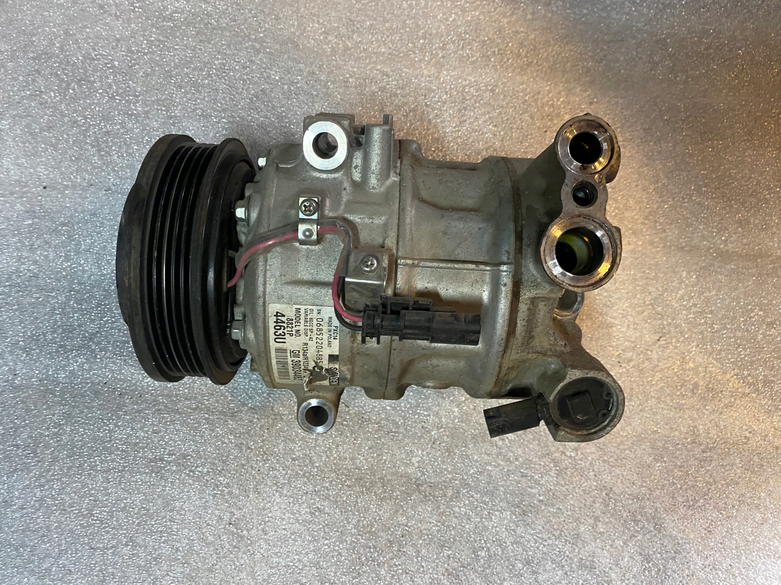 OPEL ASTRA K V 1.4T kompresor klimatizaci
