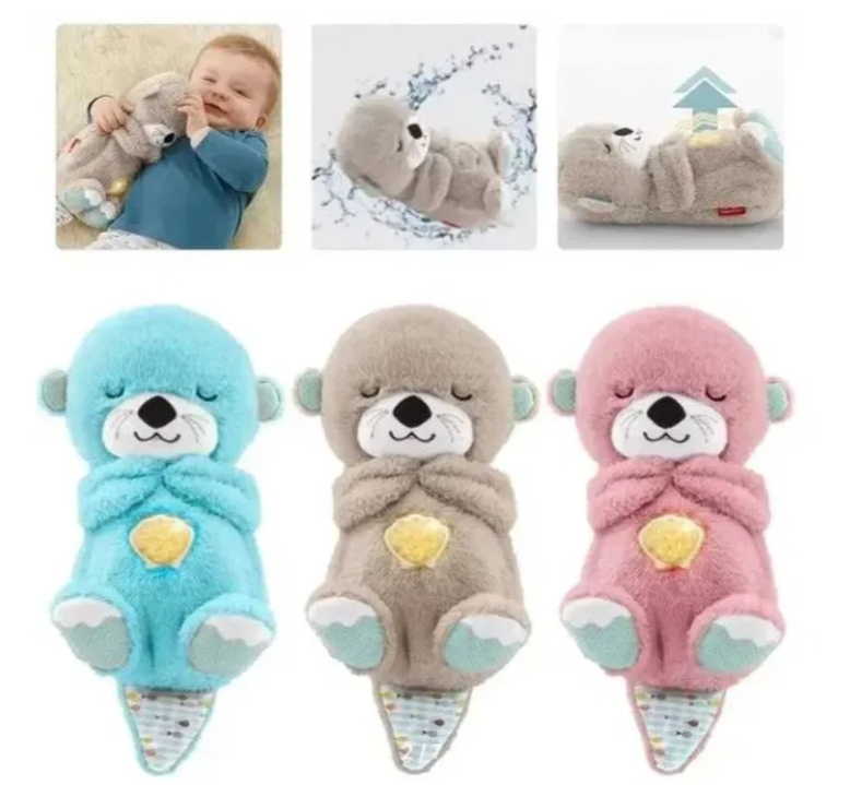 PRZYTULANKA MASKOTKA WYDRA USPOKAJACZ MIŚ SZUMIŚ ODDYCHAJĄCA WYDRA Wiek dziecka 0 +