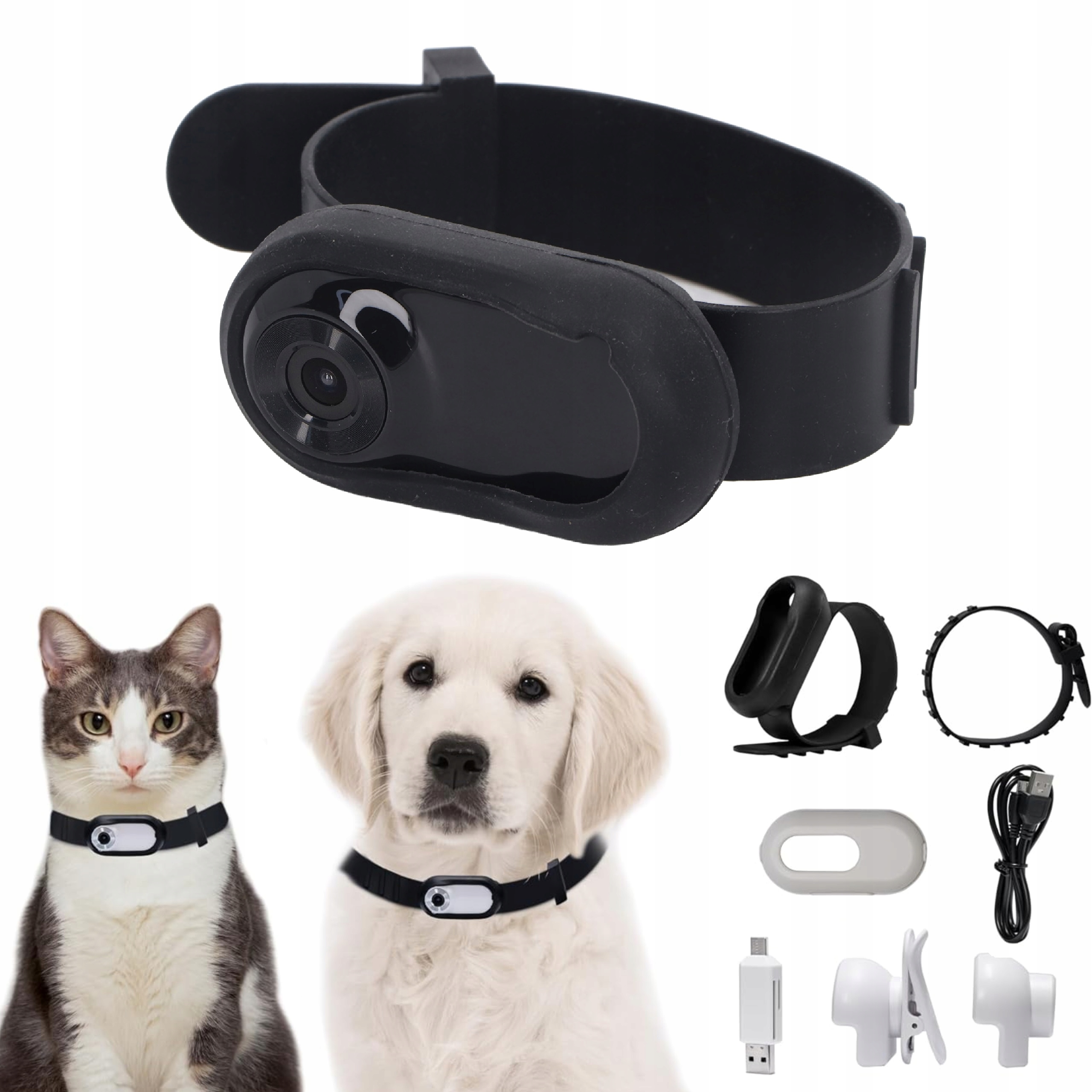 Kamera Sportowa Rejestrator Psów I Kotów Wysoka Rozdzielczość 1920X1080P