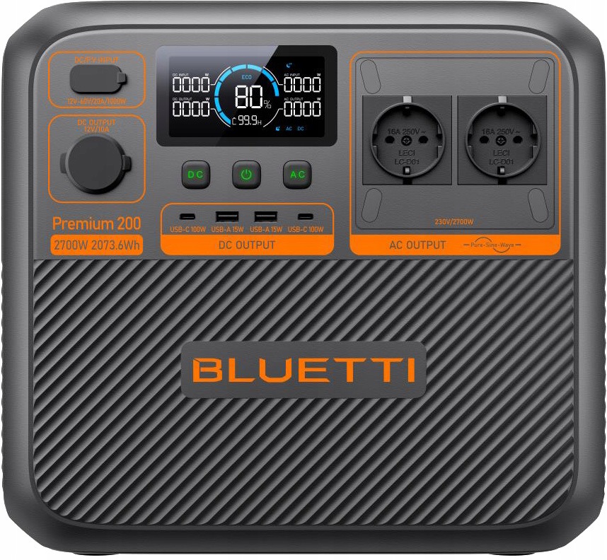 Stacja ładująca Bluetti Premium 200 V2 2700 W 2073.6 Wh LiFePO4