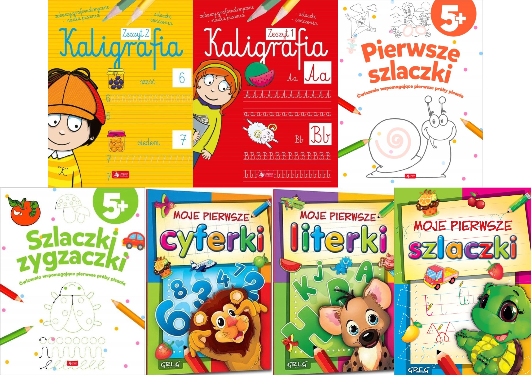 Pakiet Kaligrafia Pierwsze LITERKI CYFERKI