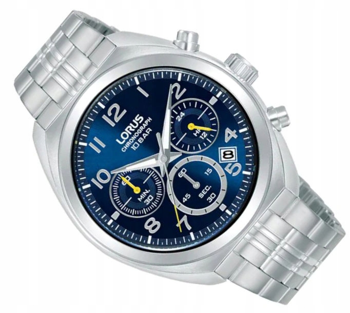 Pánské Vodotěsné Klasické Hodinky Lorus Chronograf RT389KX9 100M