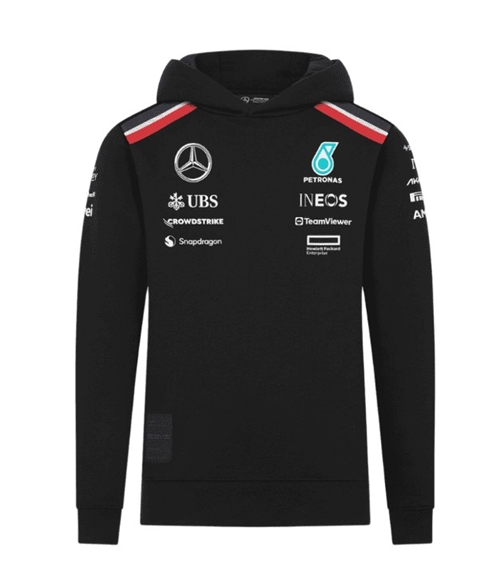 026 Bluza Dziecięca Mercedes Amg Petronas F1 Team Czarna