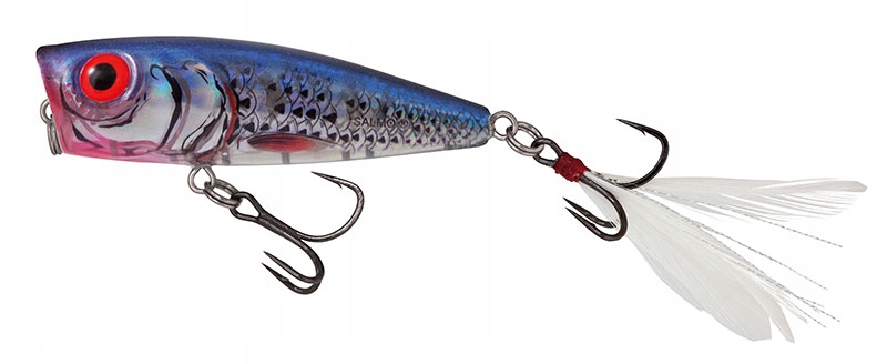 Salmo Wobler Rattlin Pop 7cm Clear Blue Shiner