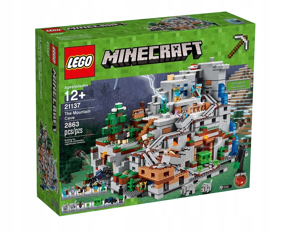 Lego Minecraft 21137 Górska Jaskinia Misb 2017