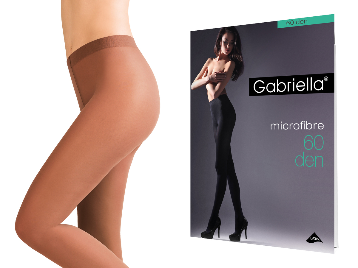 

Rajstopy Gabriella Microfibre 60 den Cappucino 5