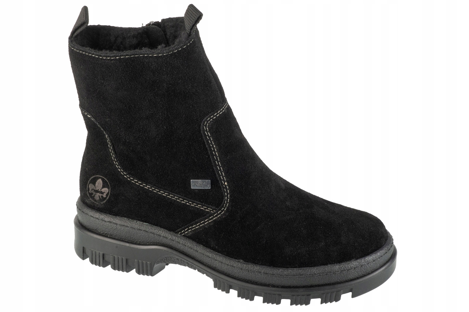 Rieker Booties [36] Dámské zimní semišové boty černé