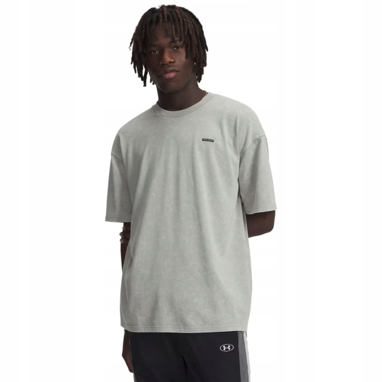 Under Armour Koszulka Heavyweight Oversized Wash Grey r. L