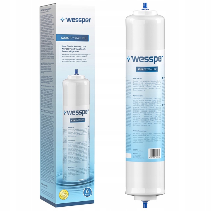 Filtr wody 2x do lodówki Samsung Side by Side zamiennik DA29-10105J Stan opakowania oryginalne
