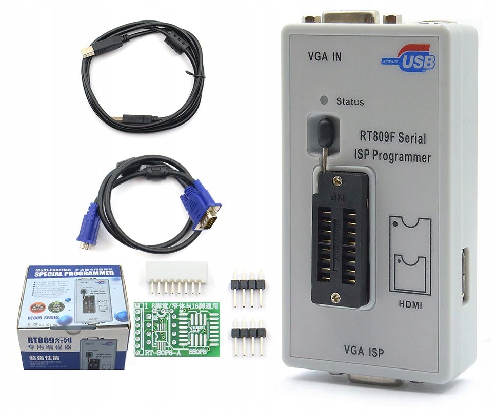 Univerzálny sériový programátor Usb RT809F