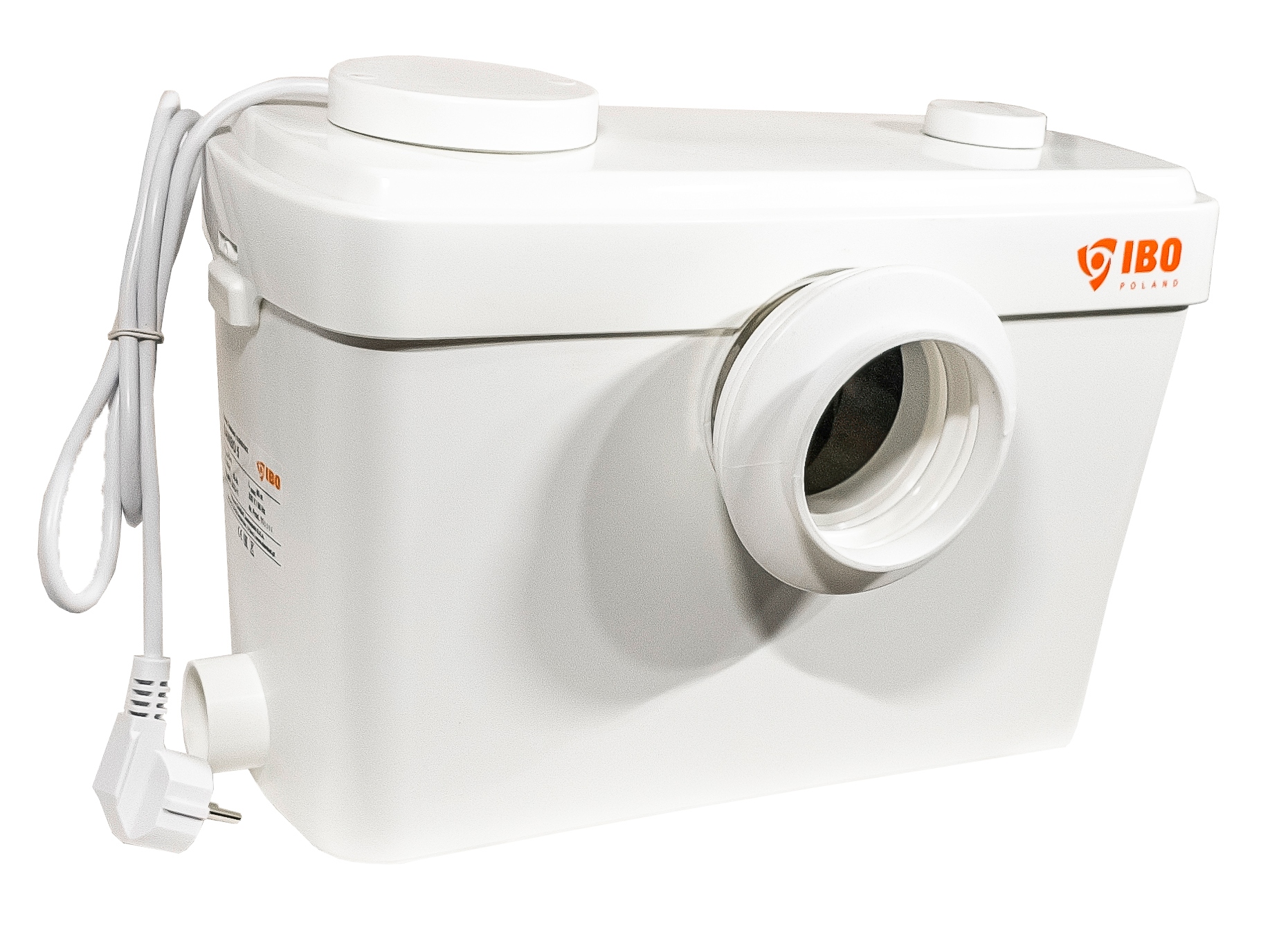 POMPA DO WC ROZDRABNIACZ PRZEPOMPOWNIA ŚCIEKÓW MŁYNEK ŁAZIENKOWA IBO Napięcie 230 V