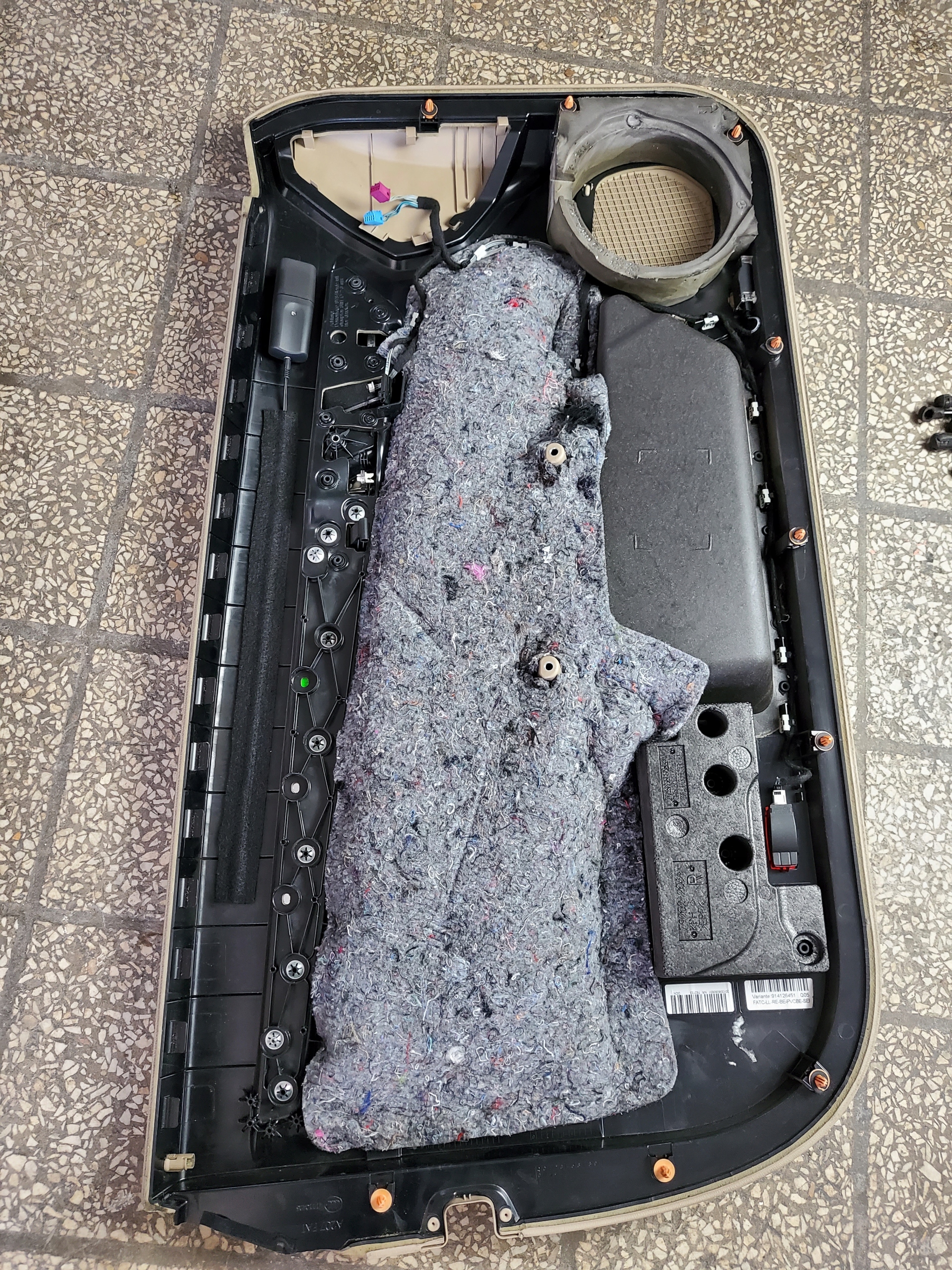 upholstery side Z door right front MERCEDES E W207 COUPE OE EU