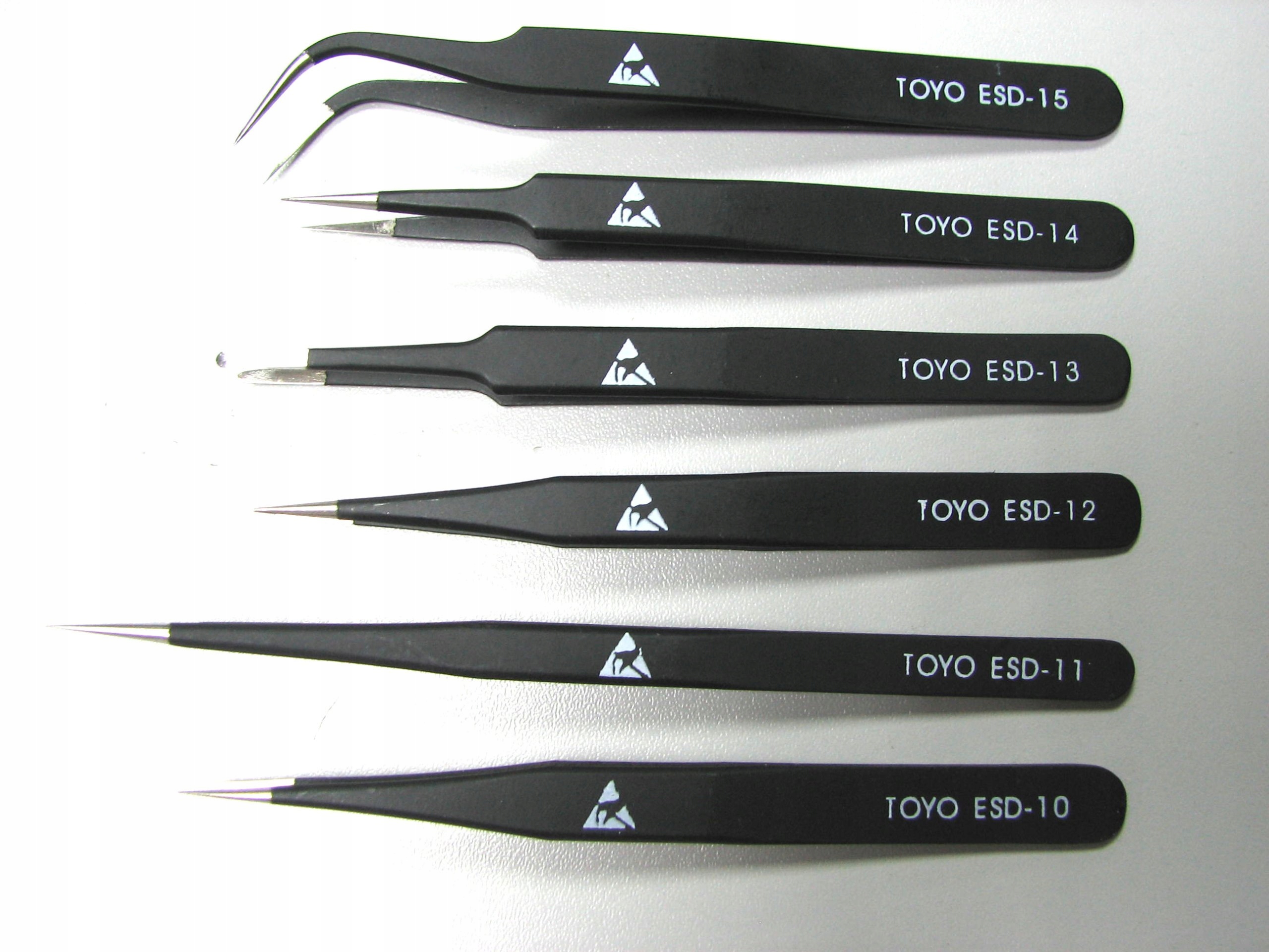 

Pęseta Metalowa Antystatyczna Esd Toyo ESD-14